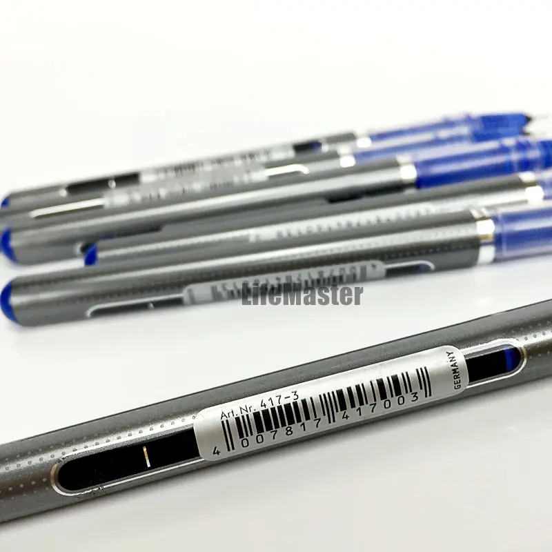 Гладкий супер хороший! Гелевая ручка Staedtler 0 5 мм синие жидкие чернила игла для