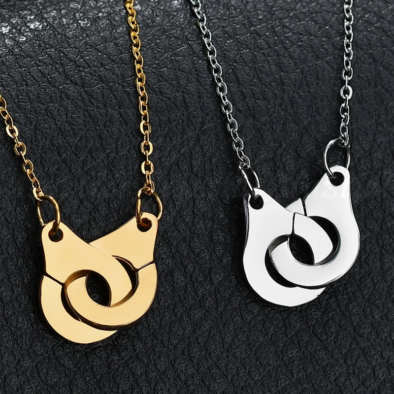 Минималистичные женские наручники Atoztide ожерелье из нержавеющей стали цепочка