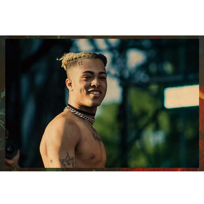Уютный момент Рэппер XXXTentacion Lil Peep плакат крафт-бумага настенный художественный плакат и принт винтажный рисунок ядро Настенный декор S099