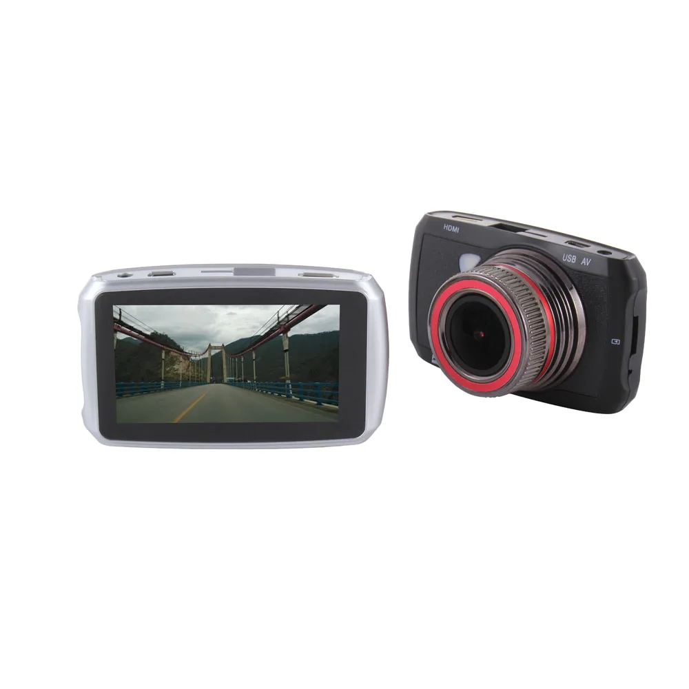 Двойной объектив FHD 1080P Автомобильный видеорегистратор lingtong 2248 ЖК экран Sony 1024 с