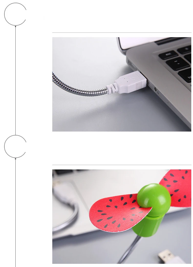 Маленький гибкий USB металлический вентилятор гаджеты охлаждающий вентилятор для офисного стола крутой регулируемый дисплей вентилятор для ПК ноутбука Настольный вентилятор