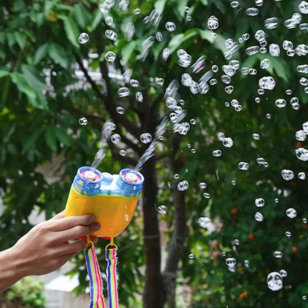 Bubble Blower Automatic Telescope Machine Flashing Light Up Music 2019 Popular Attractive Novelty Toys |