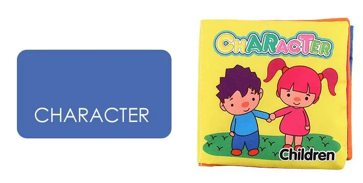 Детские развивающие книги, игрушки, детская тканевая книга для младенцев, для раннего развития, обучающая игрушка для новорожденных, кроватки, игрушки для детей 0-36 месяцев, BS03