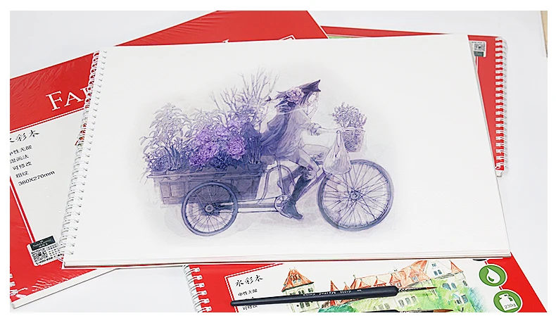 Faber Castell Акварельная бумага для рисования 16 к 8 к блокнот для черчения профессиональный цветной карандаш бумага для рисования шероховатое зерно