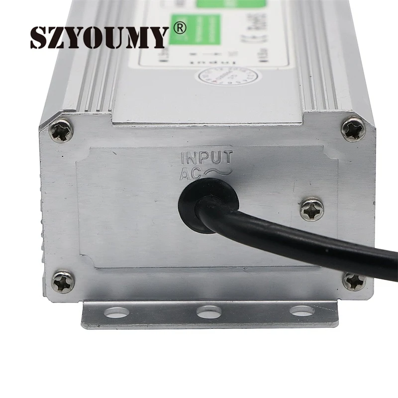 

SZYOUMY Transformer AC100-240V to DC24V Waterproof IP67 Power Supply 24V 6.25A 150W Led Driver For Strip Industrial Equipment