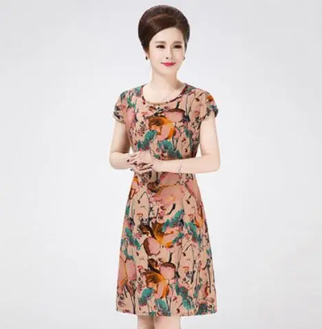 No. 38 Vestido de festa,, хлопковое украинское платье для женщин, новинка, летнее женское платье, Ретро стиль, круглый вырез, короткий рукав - Цвет: No. 38