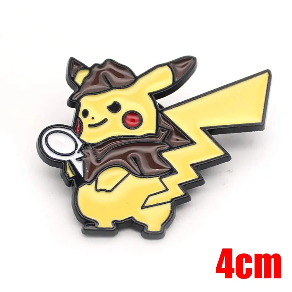 Аниме Pakemon значок Пикачу мультфильм символ Металл твердая эмаль брошка на