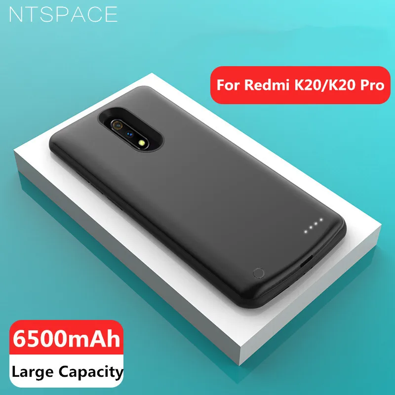 NTSPACE 6500 мАч зарядное устройство чехол для Xiaomi Redmi K20 Pro Портативный Путешествия