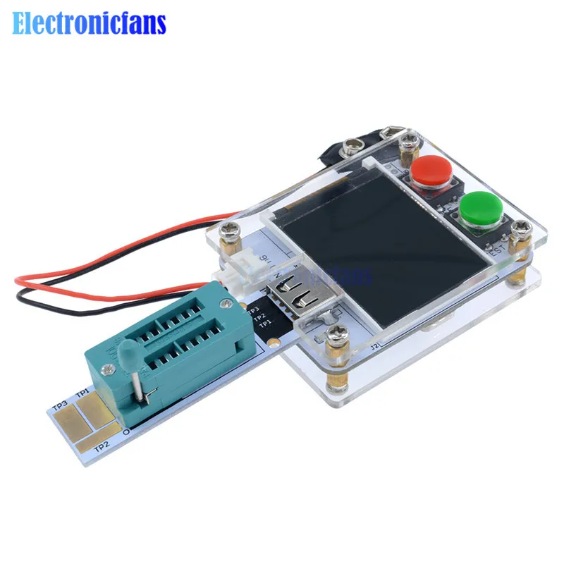 Тестер транзисторов с ЖК экраном 1 8 дюйма 128x160 ATmega328p ESR емкость диода триоды