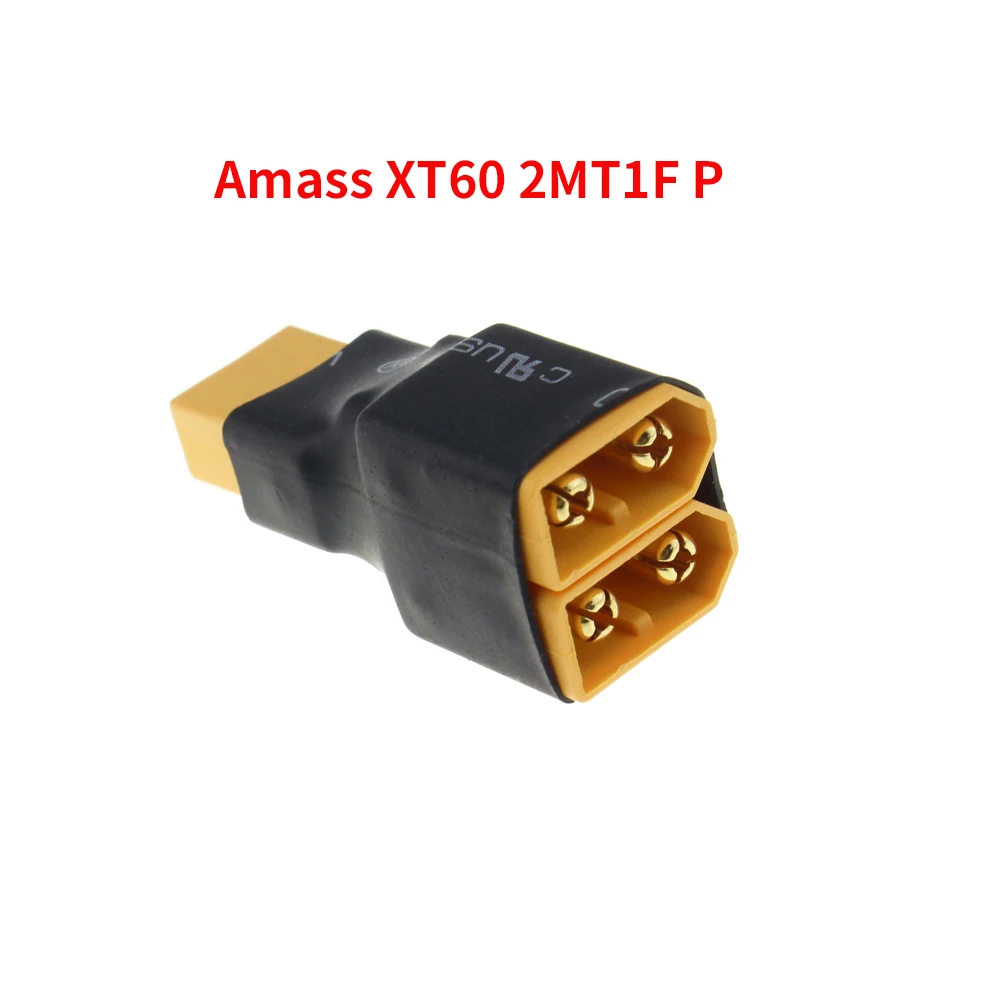 Amass XT60 Parallel Amass XT90PB XT60 серии адаптер конвертер разъем мужчин и женщин XT60/XT90 параллельный FPV Дрон батарея Разъем - Цвет: Amass XT60 Parallel