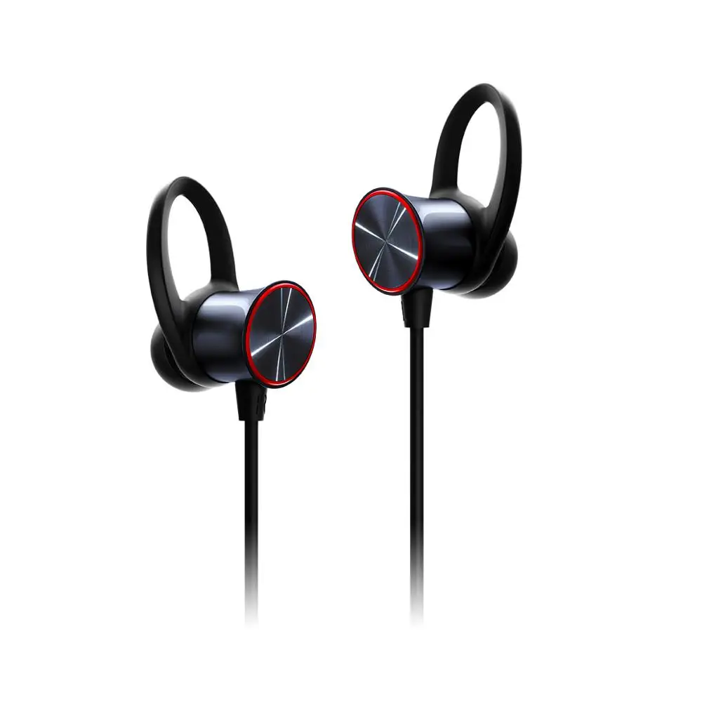 Оригинальные беспроводные наушники Oneplus Bullets 1 aptX с шейным ободком для Oneplus 6 6T 5T Free Your Music Freedom - Цвет: Черный