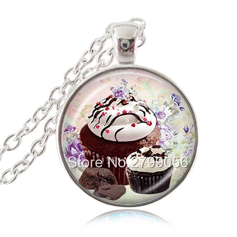 Милая подвеска с кексом маленький леденец кулон сладкий десерт художественное