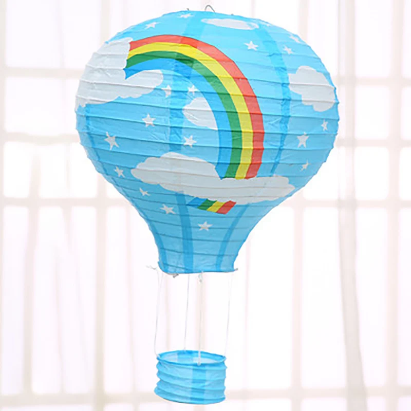 5Sky Blue Rainbow Радужные облака узор праздничное украшение бумажный воздушный шар Детские вечерние украшения Любовь удобная подвеска - Цвет: 5Sky Blue Rainbow