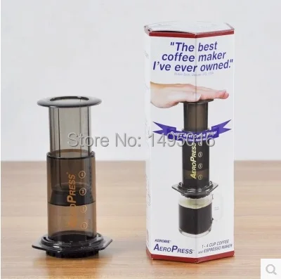 Прибытие америка AeroPress ( четвертое поколение ) с 350 бумага фильтр кофе и машина для