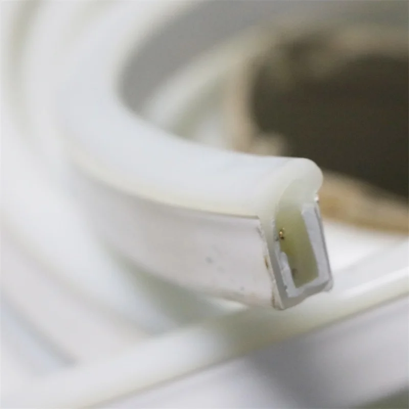 Светодиодная гибкая ленсветильник 220 В 110 SMD 5050 LED Неоновая Гибкая трубка 80