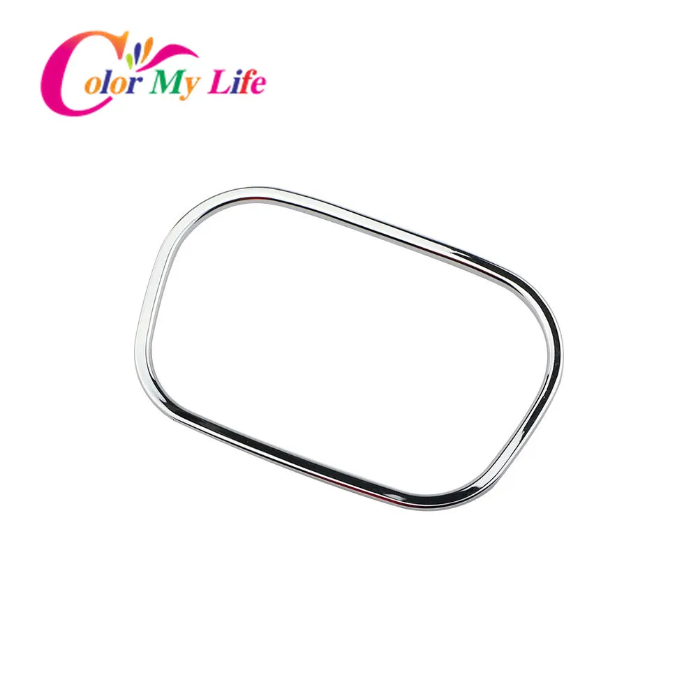 Color My Life Car ABS Хромированная чашка для воды круглая отделка перчаточный ящик декоративная наклейка для Nissan Micra K13 2011- Аксессуары