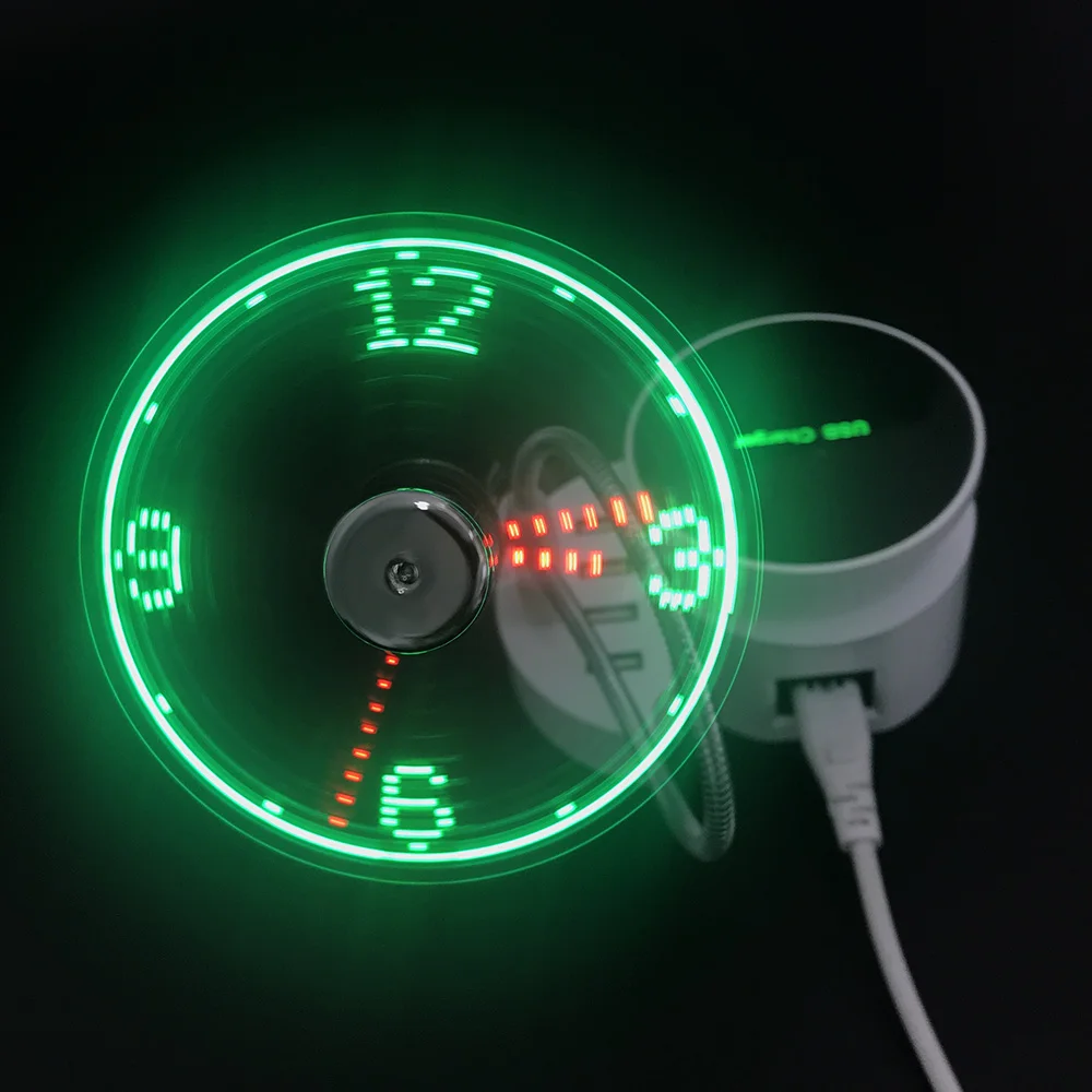 Мини высокое качество USB гаджеты гибкие на гибкой ножке светодиодная часы крутые