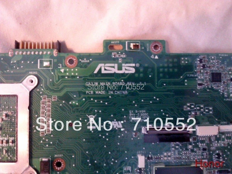 Для ASUS G53JW REV 2.1 материнской платы ноутбука ( системная плата / материнская )