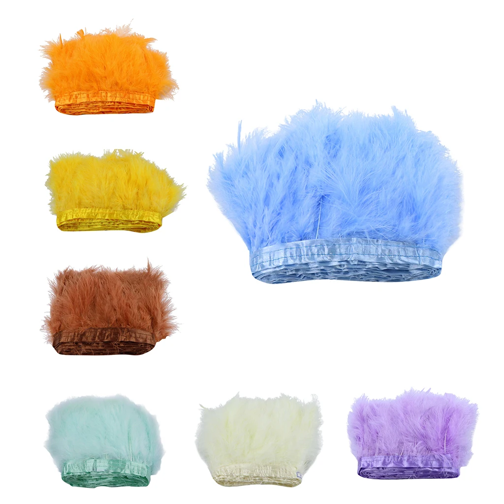 2 метра Турция перо бахрома отделка ткань лента для рукоделия пошив костюма Millinery