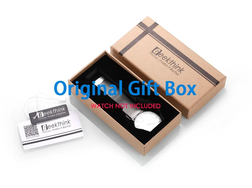 Дополнительный сбор за оригинальную картонную коробку Geekthink часы в комплект не