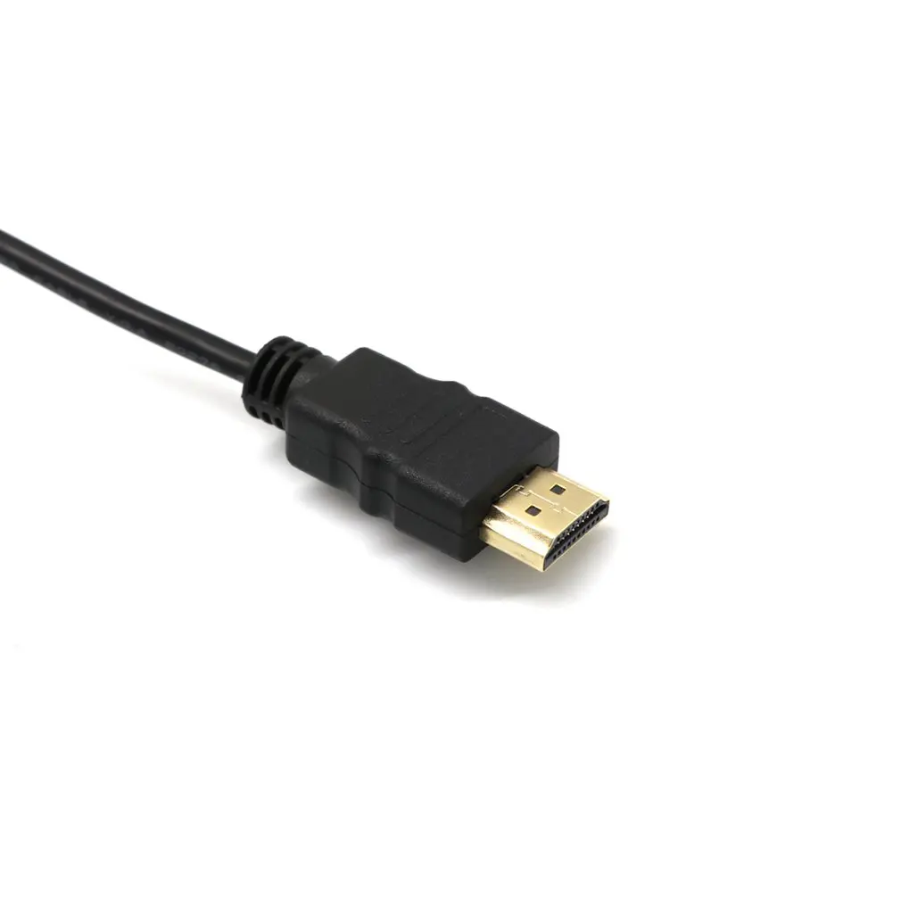 HDMI к VGA HD конвертер кабель аудио кабель D-SUB Мужской видео адаптер кабель для HD ТВ ПК компьютер монитор для ПК ноутбук ТВ