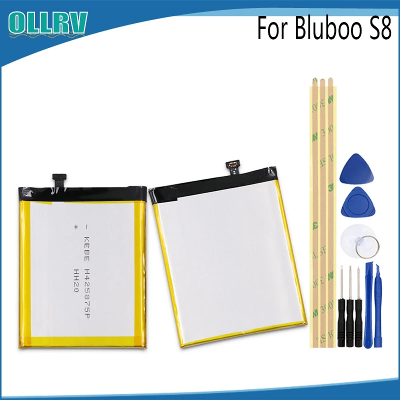 OLRRV 3450mAh для Bluboo S8 Экстрим Замена батареи Bateria Batterie Мобильный телефон с