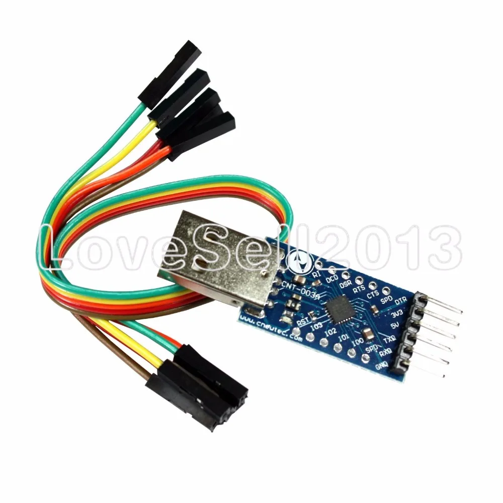 

Последовательный преобразователь USB 2,0 в TTL UART 6PIN, модуль CP2104 STC PRGMR, чем CP2102, с бесплатными кабелями Dupont