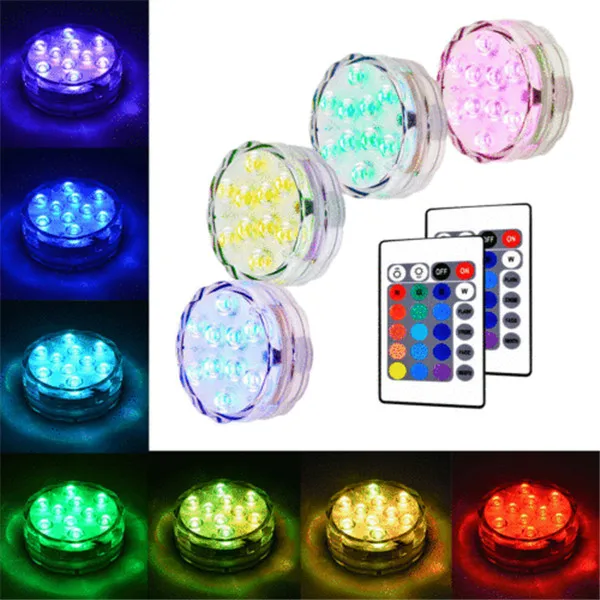 Светодиодный погружной светильник водонепроницаемый аквариумный для дайвинга