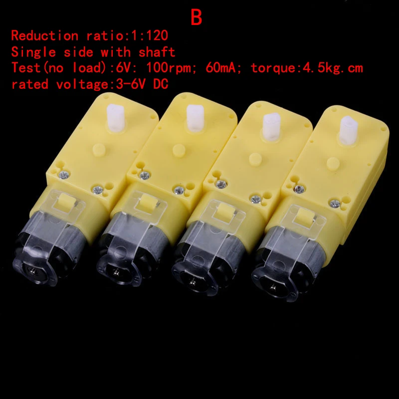 DIY аксессуары для игрушек отслеживающий двигатель замедления ТТ/двухосный