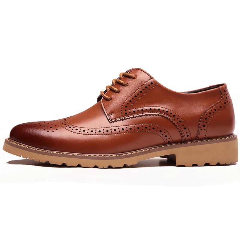 Мужская деловая обувь из воловьей кожи DXKZMCM повседневные оксфорды в британском