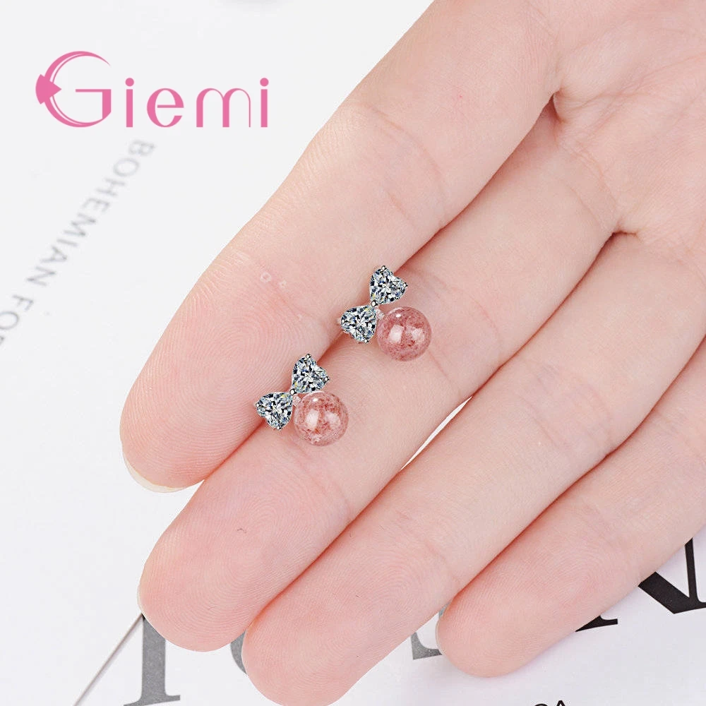 Женские серьги с бантиком и кубическим цирконием Lose Money ювелирные изделия из