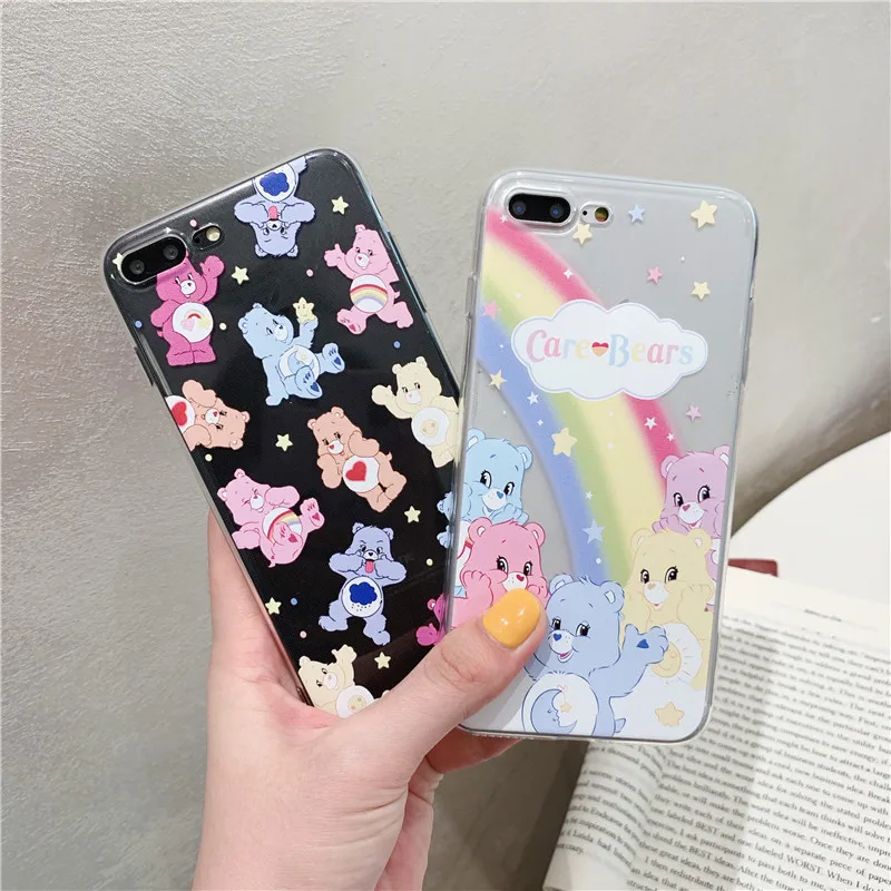 Смешной милый медведь чехол для телефона для samsung A80 A70 S8 A50 S9 Примечание 10 9 8 S9 S7 край a5 a8 a30 s10 плюс s10e Мягкий силиконовый чехол Capa