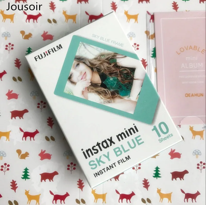 Fjifilm Instax Mini Fj пленка синяя рамка для 8 7s 7 50s 50i 90 25 dw поделиться SP 1 мгновенной