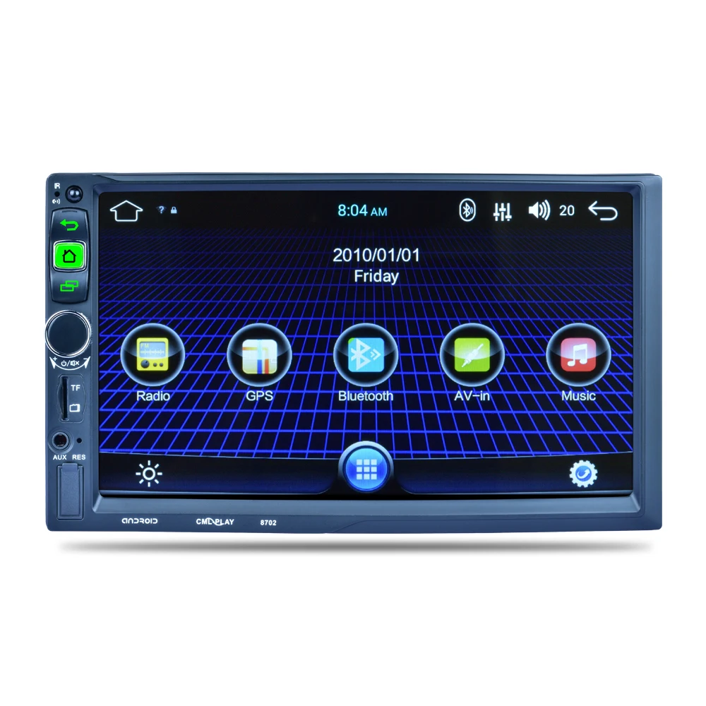 Автомобильный медиаплеер MP5 Android 5.1.1 Bluetooth A2DP сенсорный экран gps навигация с картой