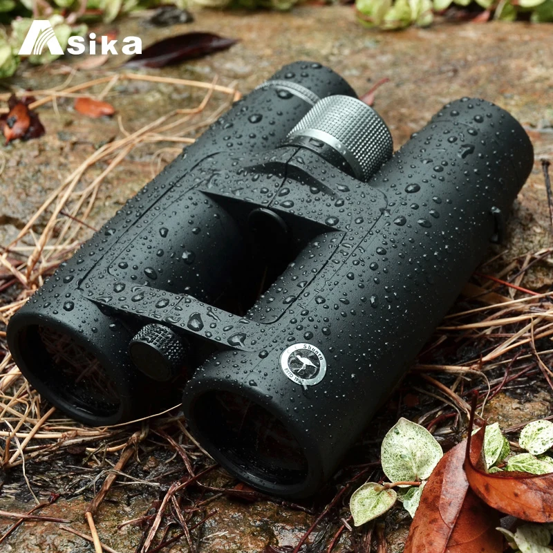 Asika мощный бинокль 8X42 профессиональный HD телескоп качественный широкоугольный азот водонепроницаемый бинокль ED с высоким индексом стекло