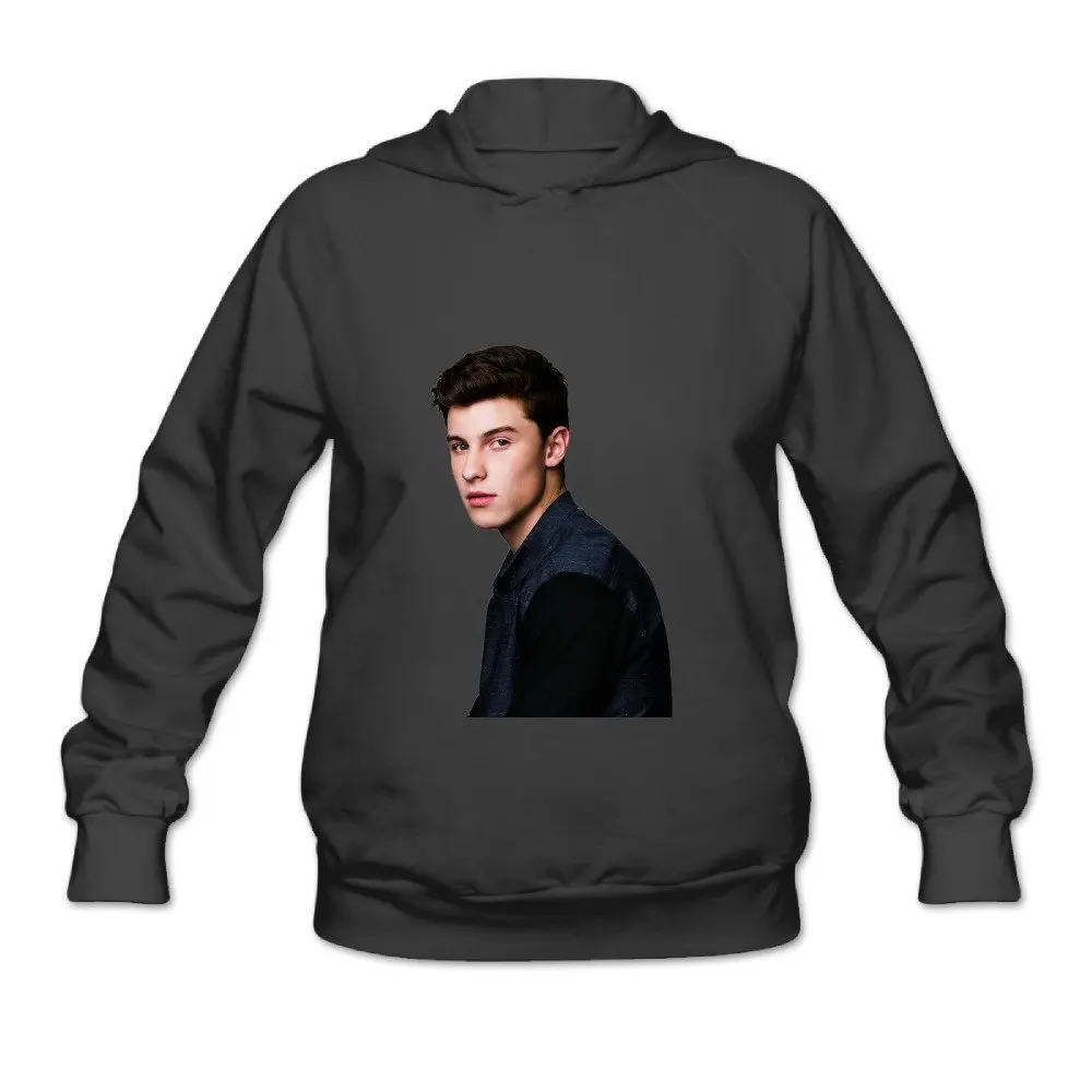 Мендес Осветить World Tour 2016 Вентилятор Логотип Капюшоном Для Женщин Белый|sweatshirt