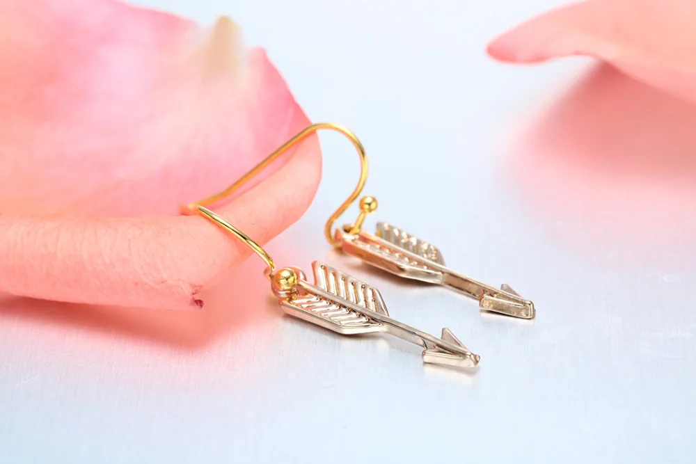 Kinitial по оптовой цене! 10 пар одна стрелка-указатель Серьги Геометрические новые