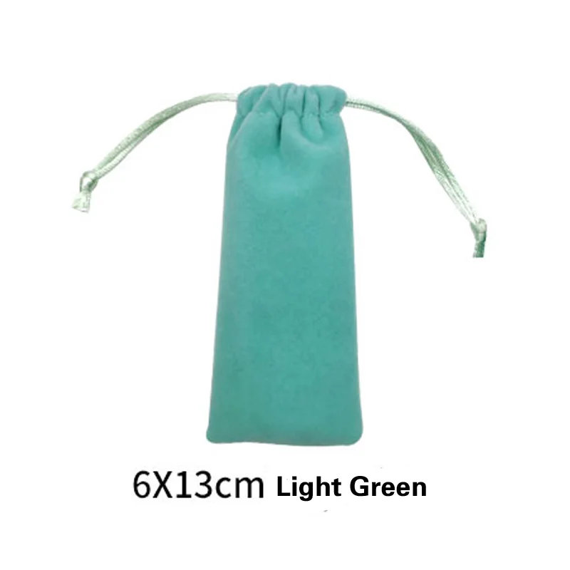 Black Lake Green Velvet Bags Wine Red Jewelry MP3 Packing Wedding Candy Jewellry Gift Boutique 6X13cm 10pcs | Украшения и