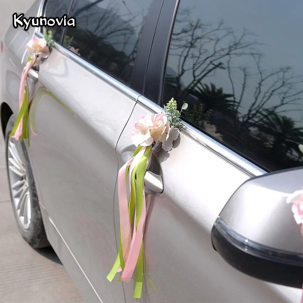 Kyunovia свадебные принадлежности ручки автомобиля и зеркало заднего вида украшения дома вечерние окна Декор День рождения Рождество KY130 - Цвет: style 6
