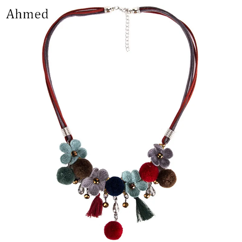 Женское многослойное ожерелье с подвеской шариком из акрила|fashion necklace|necklace
