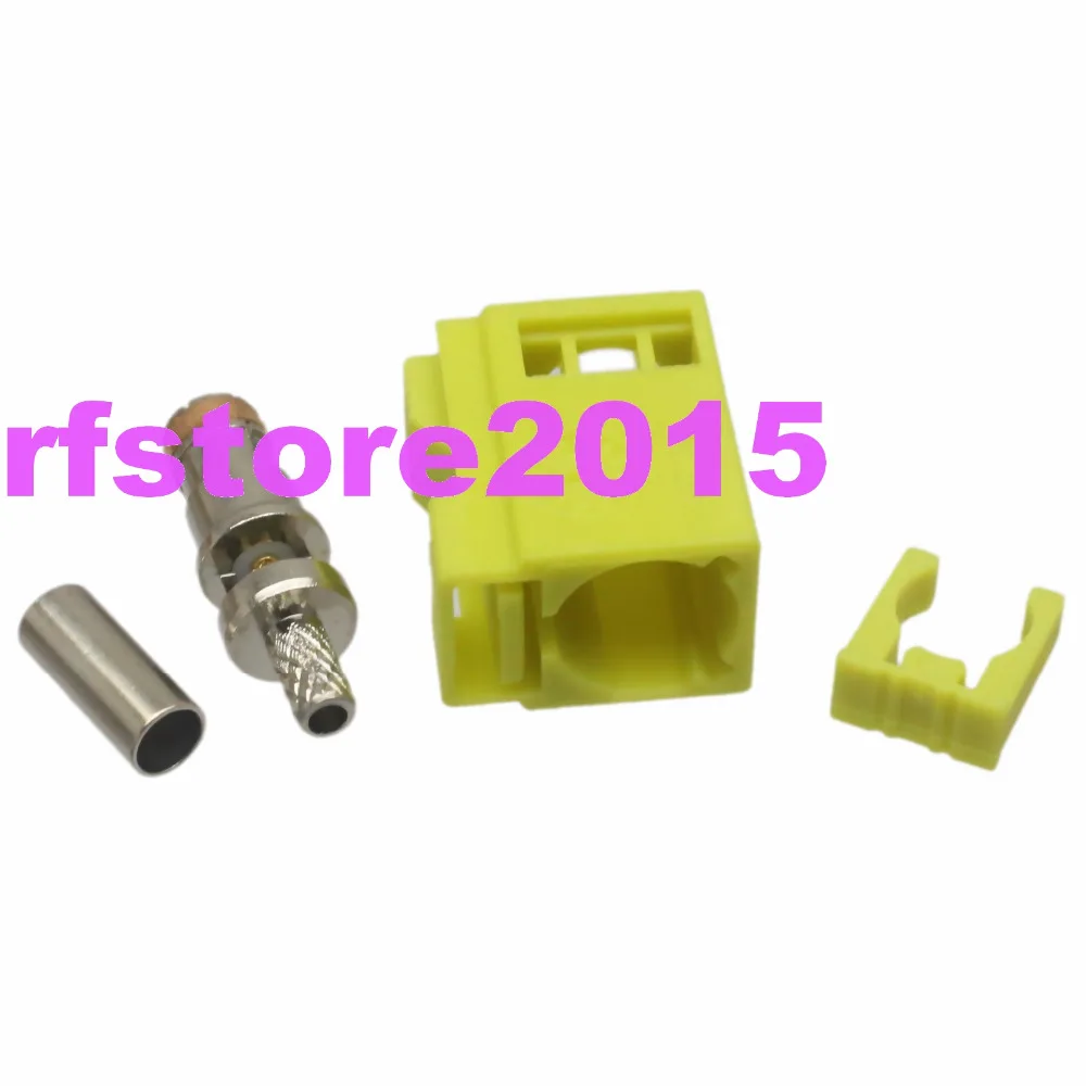 1pce разъем Fakra K 1027 SMB гнездовой обжимной для RG316 LMR100 RG174 Карри|jack connector|jack jackl connector |
