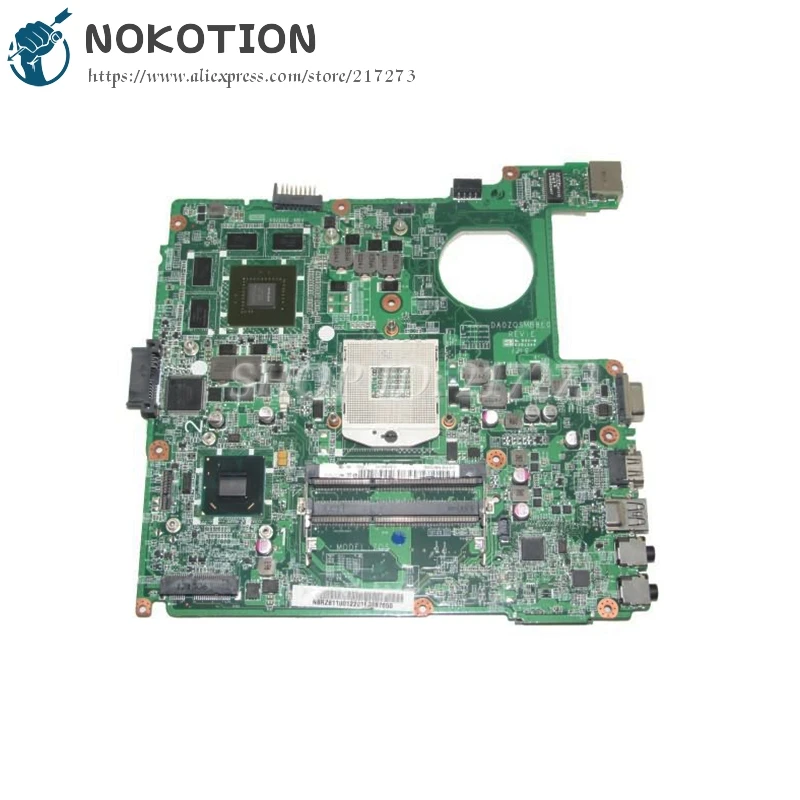 Материнская плата NOKOTION для ноутбука Acer E1 431 471G 431G материнская NBRZ611001 DA0ZQSMB8E0|laptop