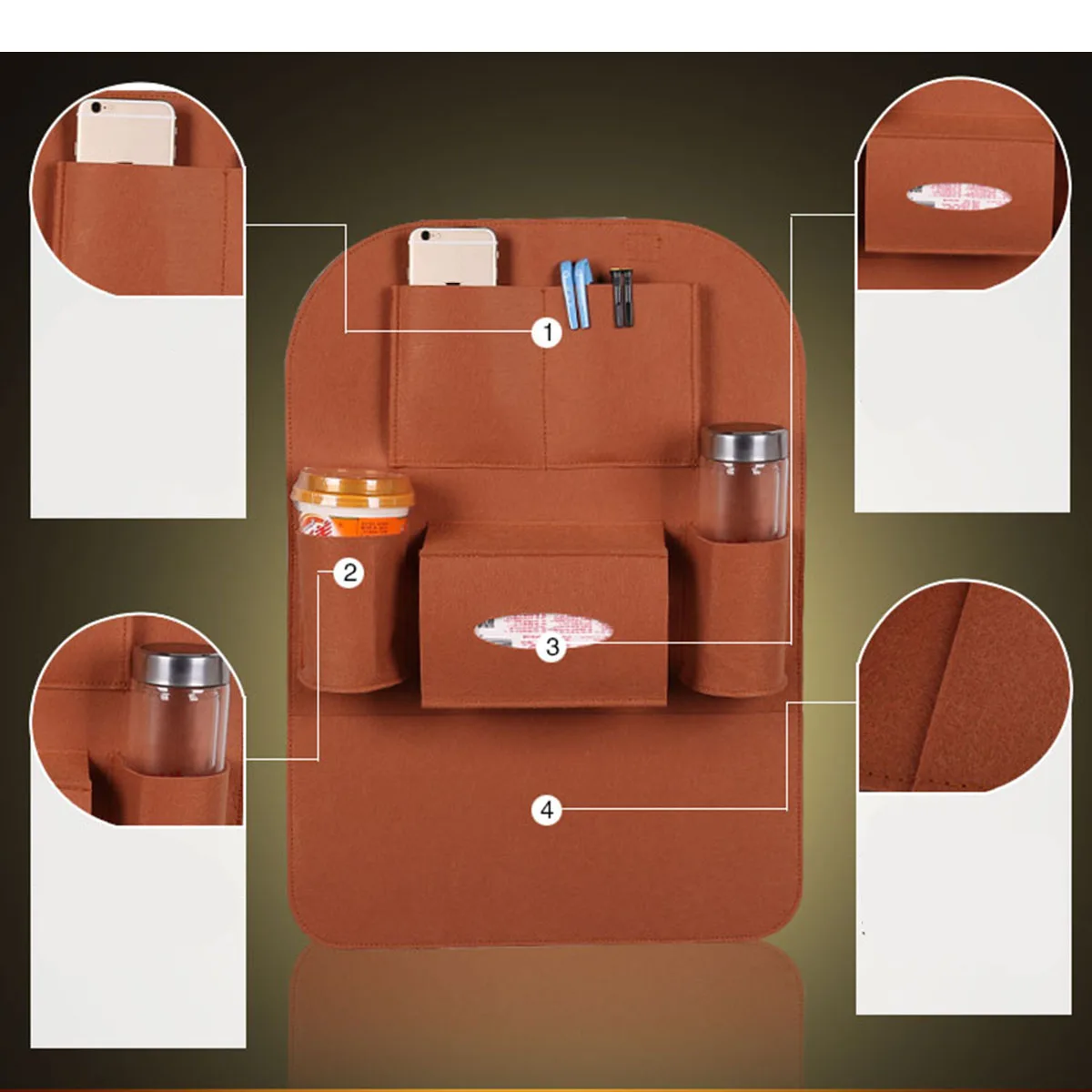 1 шт. автомобильный Органайзер на заднее сиденье для детей сумка хранения