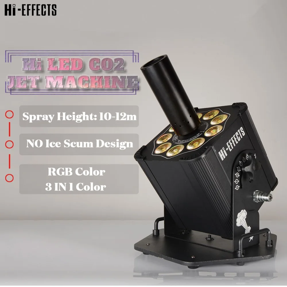 СО2 струйная машина RGB 3 в 1 цветной ночной клуб CO2 струйный крио эффект одна трубка