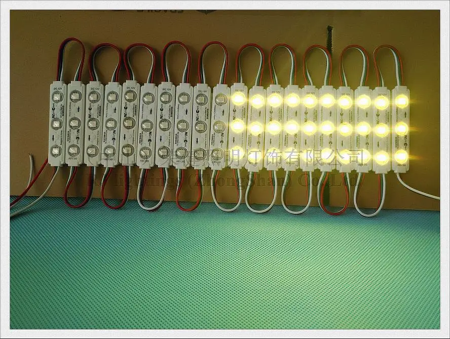 IC WS2811/SM16703 светодиодный модуль светильник для вывесок с объективом SMD 5050 RGB DC12V 3 светодиодный 0,72 Вт WS 2811 UCS1903 SM16703 совместимый