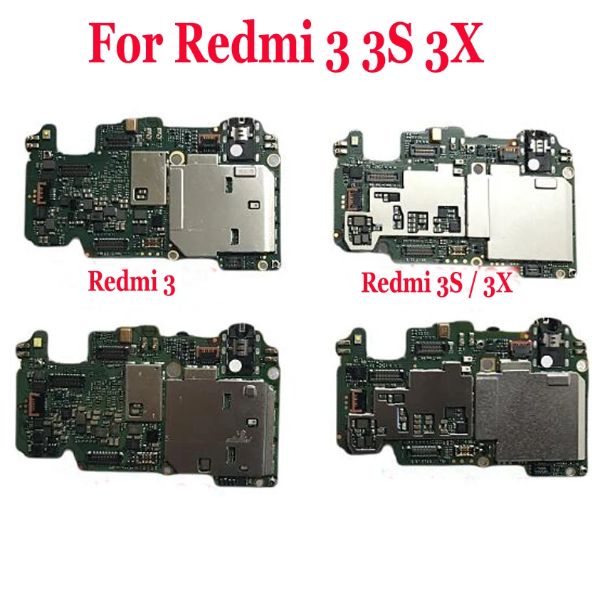 

Материнская плата для Xiaomi Redmi 3 Hongmi 3S 3X, разблокированная