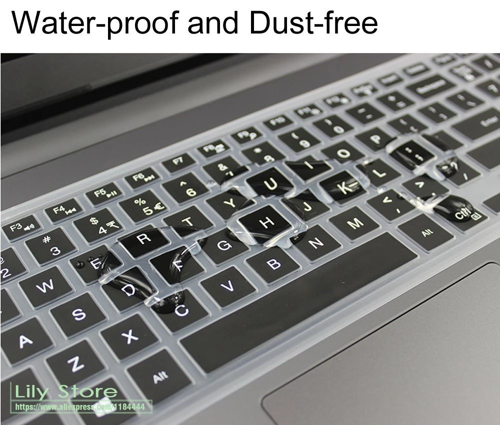 15 6/17 3 дюйма силиконовый чехол для клавиатуры ноутбука протектор Dell Inspiron 17