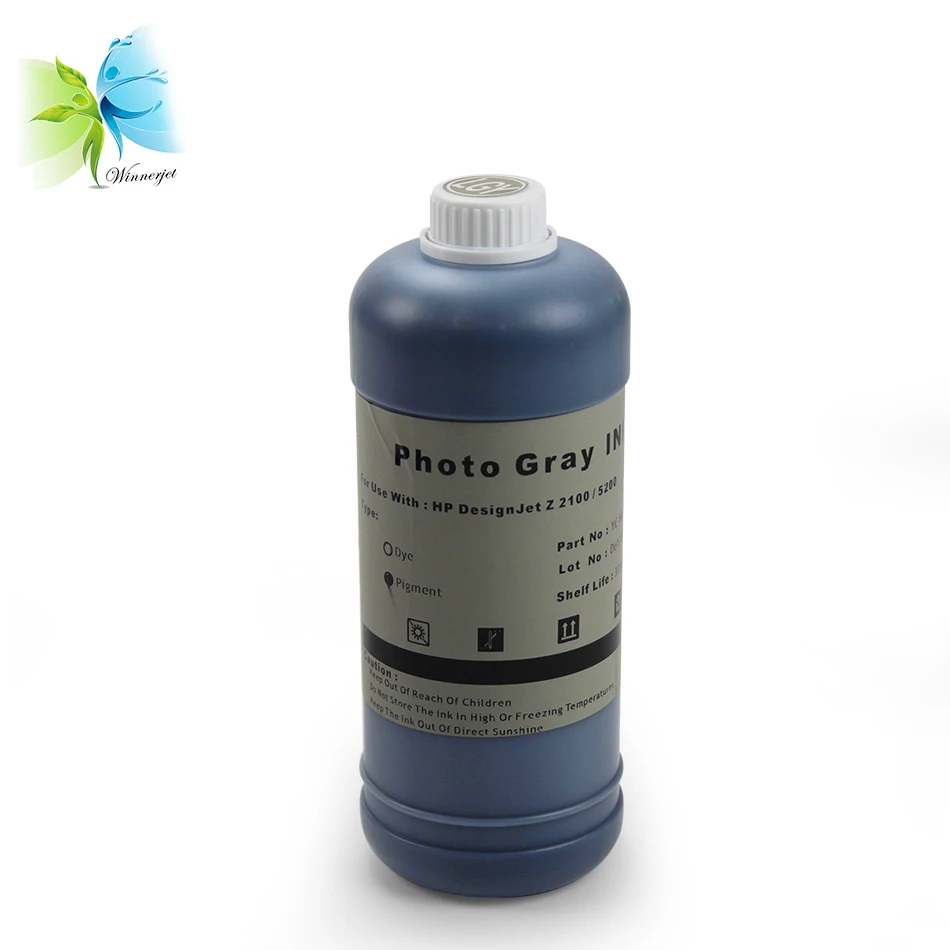 Пигментные чернила Winnerjet 500 мл x 8 цветов для hp 70 # принтера Hp Designjet Z2100 Z5200|ink 500ml|pigment