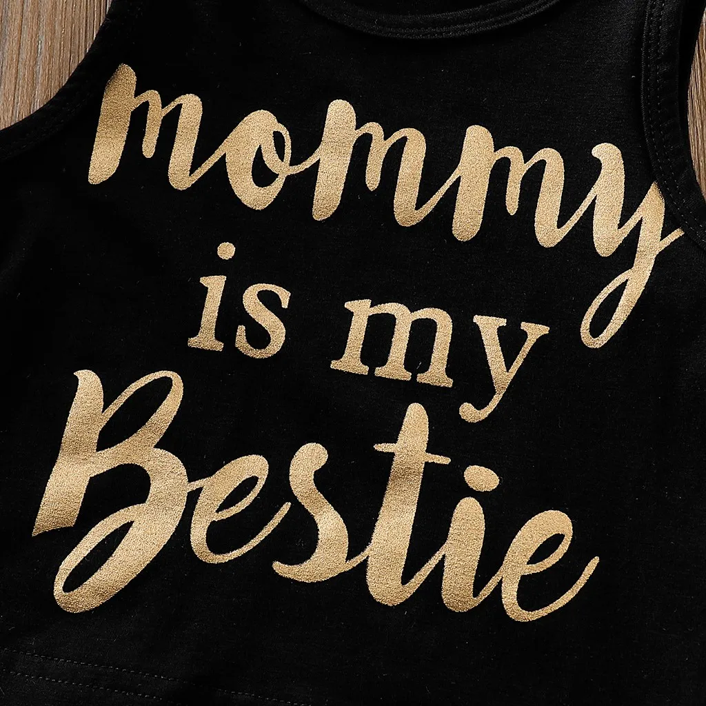 Одежда для малышей жилет с надписью девочек топы + одежда цветочным принтом Шорты