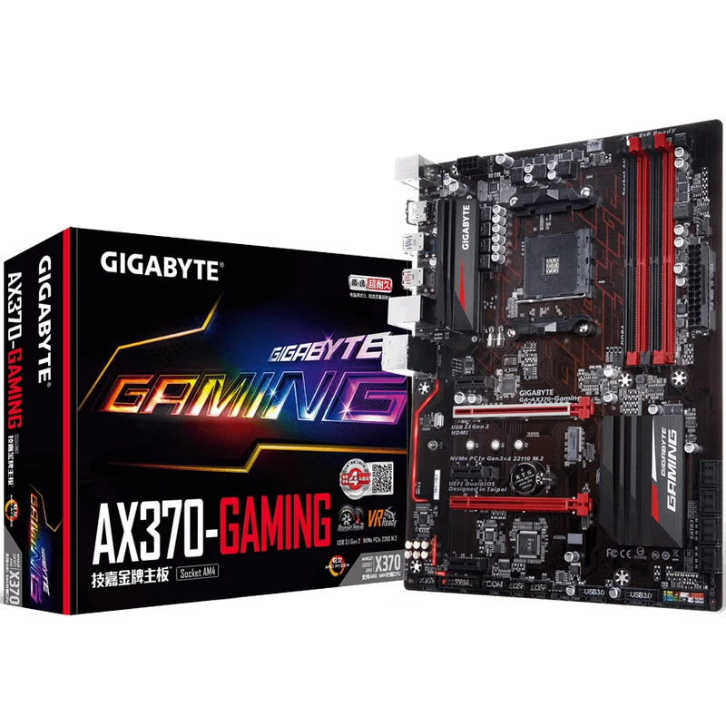 Для Gigabyte GA AX370 Gaming оригинальная новая материнская плата X370 Socket AM4 DDR4 USB3.0